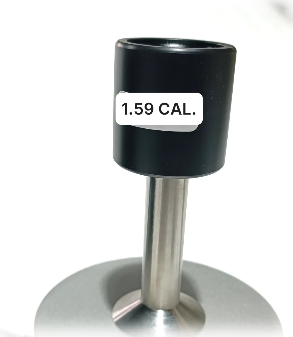 Calibration fixture for the 1.59 mm target ball